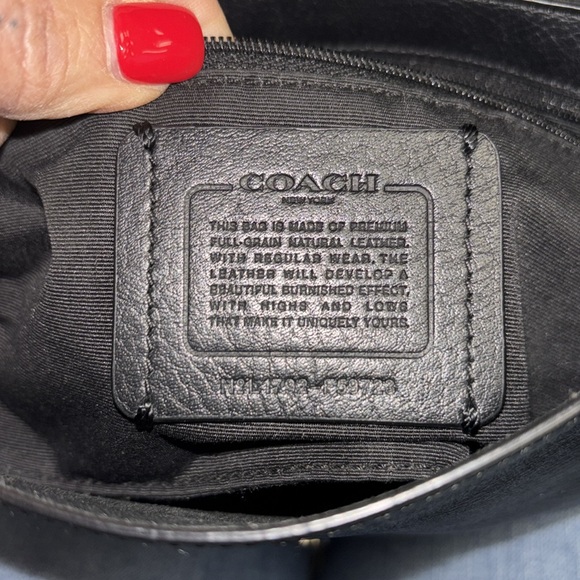 COACH Hudson sacoche shoulder bag flap Black - Picture 9 of 10